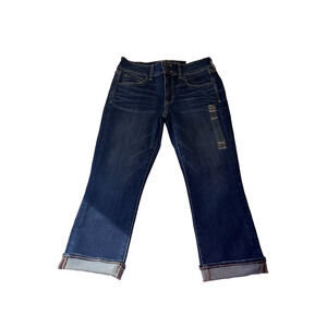 New American Eagle Artist Crop Jeans size 6 28W Short (0210)